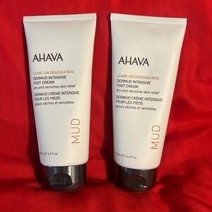 AHAVA Mud Leave On Foot Cream-Set of 2